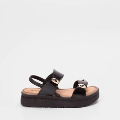 Sandália Feminina Mississipi Detalhes Bold Preto