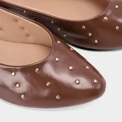 Sapatilha Slingback Feminina Gabriela Tachas Marrom