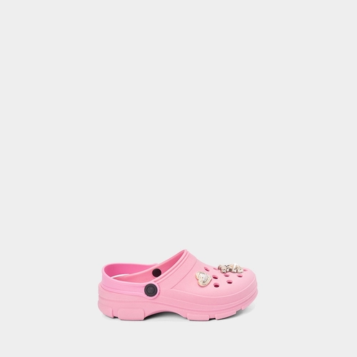 Babuche Infantil Gabrielinha Detalhe Pingentes Rosa