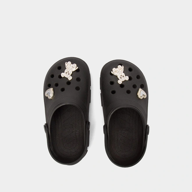 Babuche Infantil Gabrielinha Detalhe Pingentes Preto