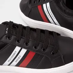 Sapatênis Casual Masculino Polo Energy Since Detalhe Pesponto Preto