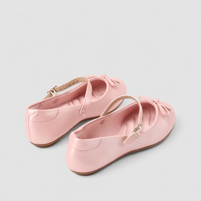 Sapatilha Infantil Molekinha Boneca Laço Rosa