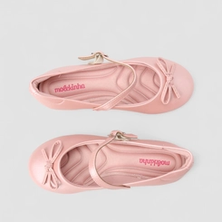 Sapatilha Infantil Molekinha Boneca Laço Rosa