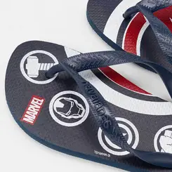 Chinelo Masculino Havaianas Top Marvel Original Azul