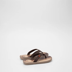 Chinelo Infantil Cartago Atlanta Bege & Marrom
