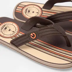 Chinelo Infantil Cartago Atlanta Bege & Marrom