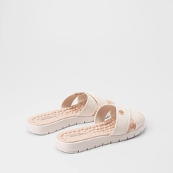 Tamanco Feminino Modare Ultraconforto Tiras Cruzadas Off White