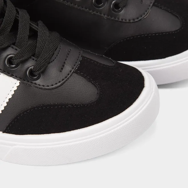 Tênis Casual Feminino Penélope Recortes Camurça Preto