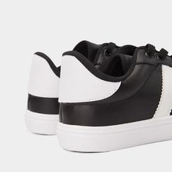 Tênis Casual Feminino Penélope Recortes Camurça Preto