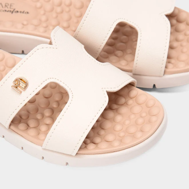 Tamanco Feminino Modare Ultraconforto Vazados Off White