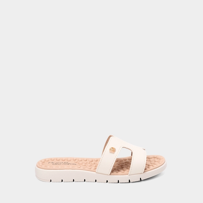 Tamanco Feminino Modare Ultraconforto Vazados Off White