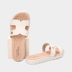 Tamanco Feminino Modare Ultraconforto Vazados Off White