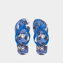 Chinelo Infantil Molekinho Futebol Azul