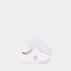 Tênis Casual Infantil Molekinha Holográfico Branco