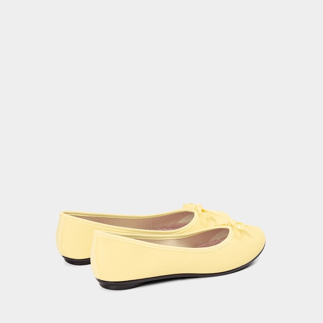 Sapatilha Feminina Moleca Detalhe Laço Amarelo