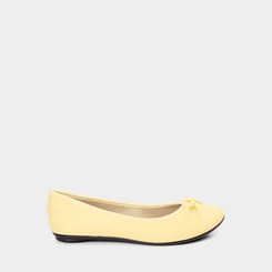 Sapatilha Feminina Moleca Detalhe Laço Amarelo
