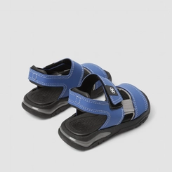 Sandália Infantil Molekinho Tira Contato Azul