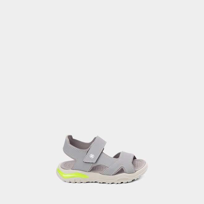 Sandália Sport Molekinho Infantil Cinza