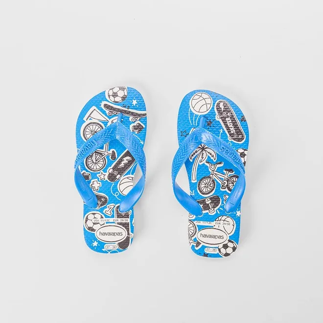 Chinelo Infantil Havaianas Athletic Original Azul