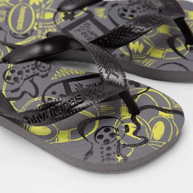 Chinelo Infantil Havaianas Athletic Original Cinza