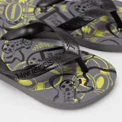Chinelo Infantil Havaianas Athletic Original Cinza
