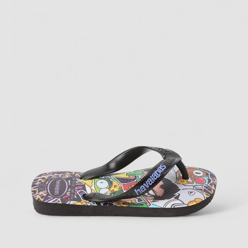 Chinelo Infantil Havaianas Original Jovens Titãs Preto