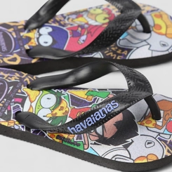 Chinelo Infantil Havaianas Original Jovens Titãs Preto