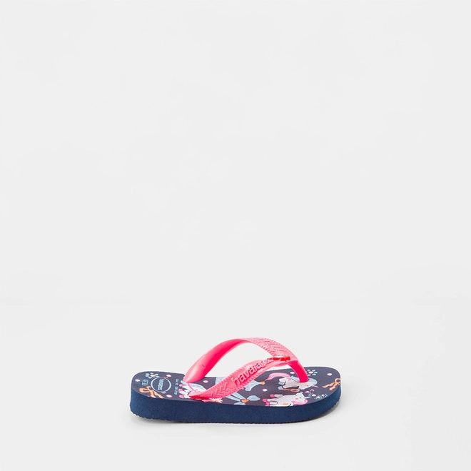 Chinelo Infantil Havaianas Fantasy Unicórnio Original Marinho