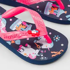 Chinelo Infantil Havaianas Fantasy Unicórnio Original Marinho