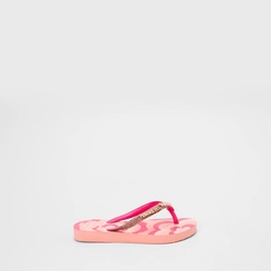 Chinelo Infantil Havaianas Flor Original Glitter Rosa