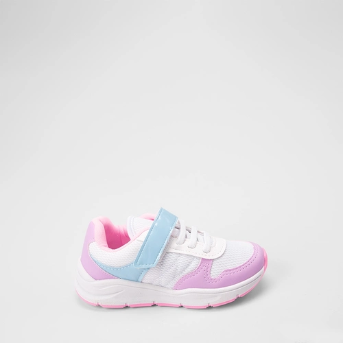 Tênis Casual Infantil Gabrielinha Jogging Recortes Metalizado & Verniz Multicolor