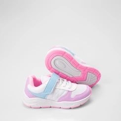 Tênis Casual Infantil Gabrielinha Jogging Recortes Metalizado & Verniz Multicolor