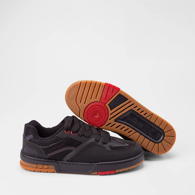 Tênis Casual Masculino Vertus Recorte Preto