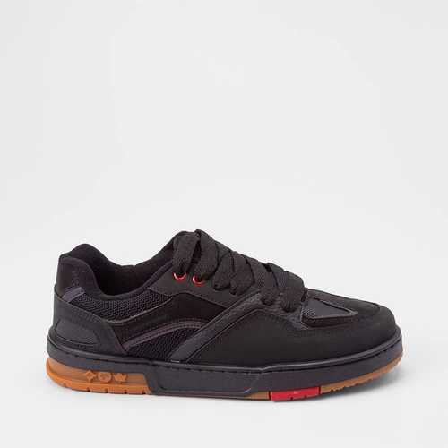 Tênis Casual Masculino Vertus Recorte Preto