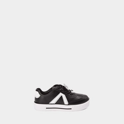 Tênis Casual Infantil Molekinha Pingente Laço Preto