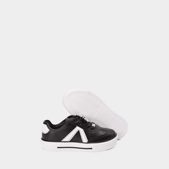 Tênis Casual Infantil Molekinha Pingente Laço Preto