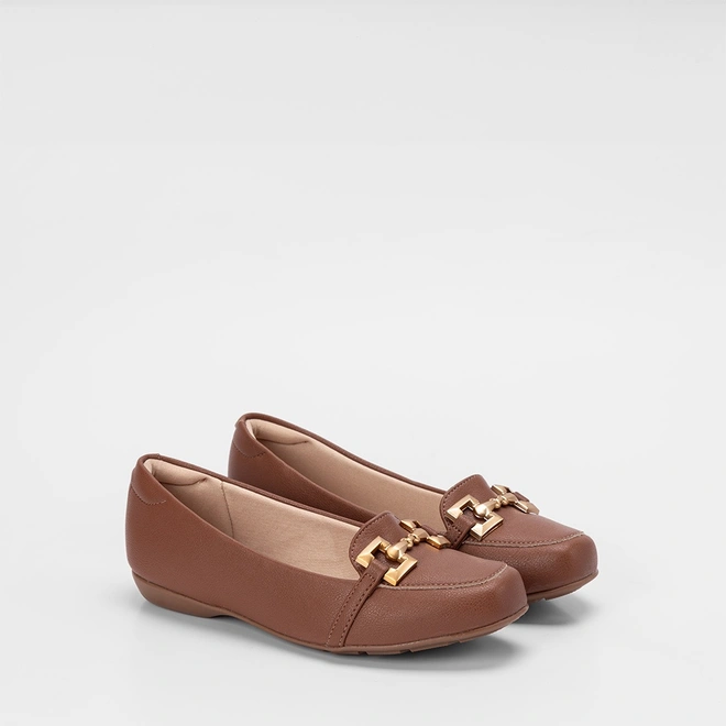 Mocassim Feminino Modare Ultraconforto Bridão Caramelo