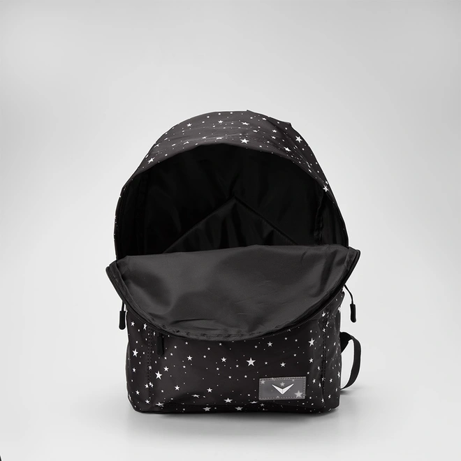Mochila Feminina Vertus Estrelas Preto