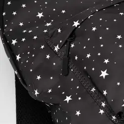 Mochila Feminina Vertus Estrelas Preto