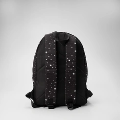 Mochila Feminina Vertus Estrelas Preto