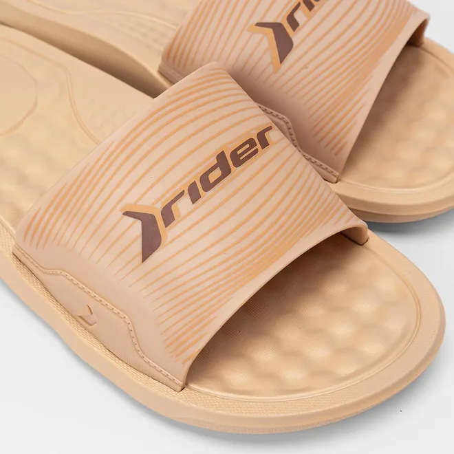 Chinelo Slide Masculino Rider Step Bege