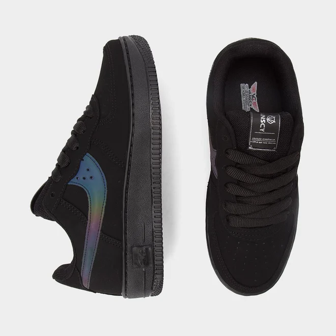 Tênis Casual Masculino Vanscy Detalhe Holográfico Preto