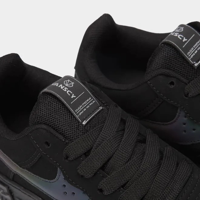 Tênis Casual Masculino Vanscy Detalhe Holográfico Preto