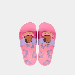 Slide Infantil Grendene Kids Capivara Donuts Rosa