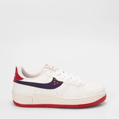 Tênis Casual Masculino Vanscy Off White & Vermelho