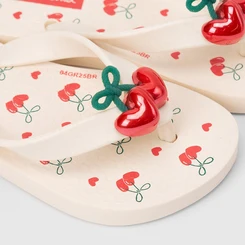 Chinelo Bebê Ipanema Cereja Bege