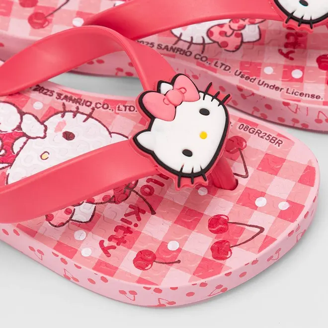 Chinelo Infantil Ipanema Hello Kitty Rosa