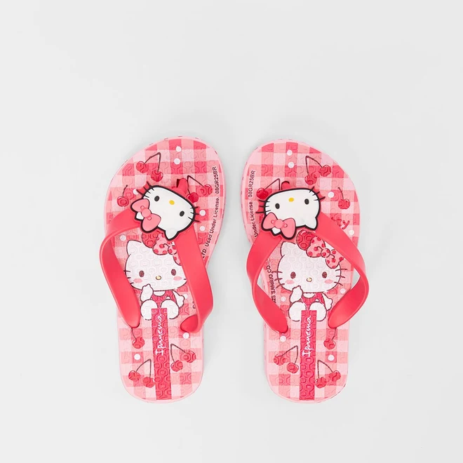 Chinelo Infantil Ipanema Hello Kitty Rosa