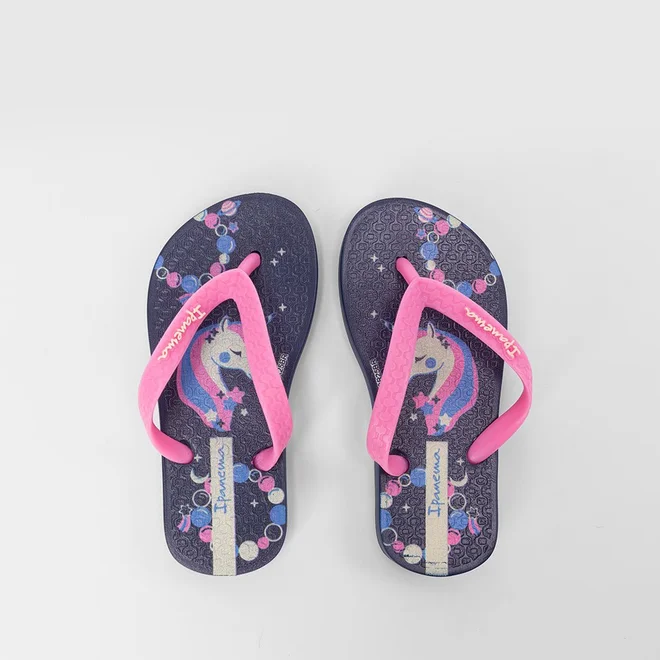Chinelo Infantil Ipanema Unicórnio Azul