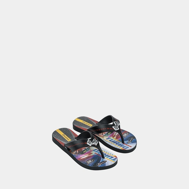 Chinelo Infantil Ipanema Carros Preto